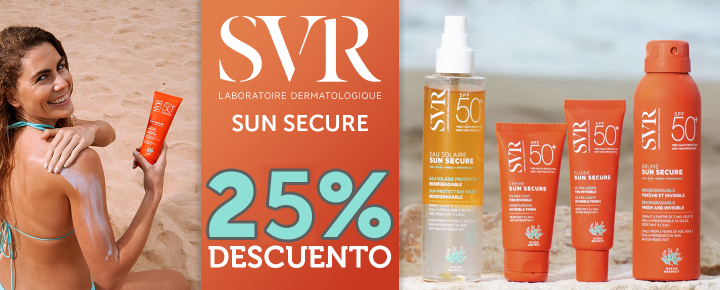 Promoción: SVR | 25% de Descuento en todos los solares SVR Sun Secure