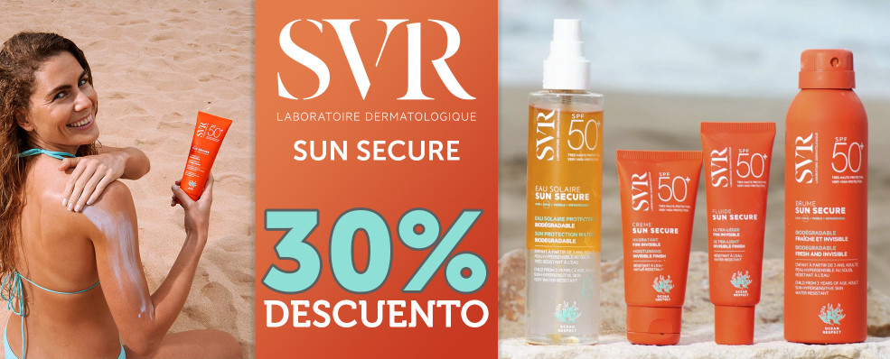 SVR | 30% de Descuento en todos los solares SVR Sun Secure
