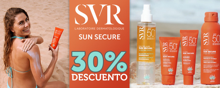 Promoción: SVR | 30% de Descuento en todos los solares SVR Sun Secure