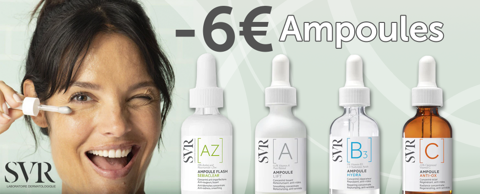 SVR | -6€ Descuento en todas las SVR Ampoules