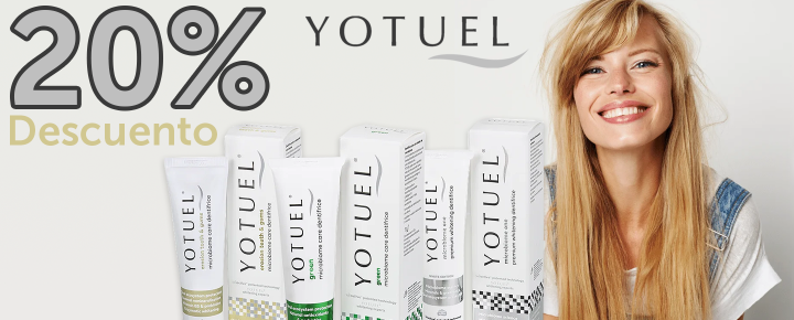 Promoción: YOTUEL | 20% de Descuento en todos sus productos